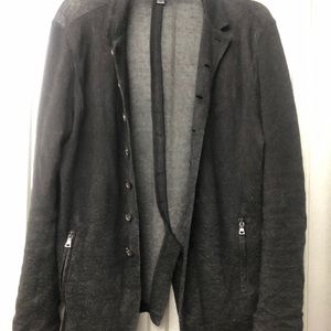 John Varvatos sweater blazer black